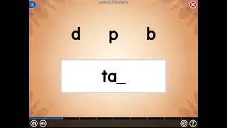 Lexia Core 5 Reading Level 7 Reversible Letters b d p Skill Check [upl. by Eyahs]