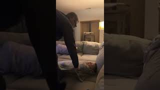 Dad Does Blanket Roll Trick With His Son  1387347 [upl. by Shirah824]