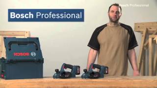 Bosch GHO 144 VLI  GHO 18 VLI Professional Cordless Planer [upl. by Cirted]