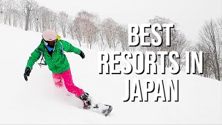 Top 5 Ski Resorts in Japan [upl. by Griffis]