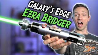 NEW Ezra Bridger Legacy Lightsaber from Star Wars Galaxys Edge [upl. by Erreip]