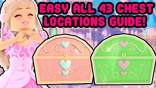 EASY ALL 43 Chest Locations In Royale High Guide Starting Over Episode 2 [upl. by Giovanna]