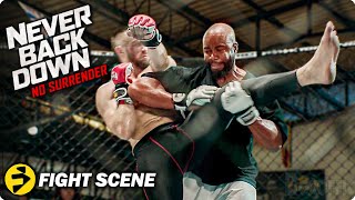 NEVER BACK DOWN NO SURRENDER  Michael Jai White  Case vs Cobra  Extended Fight Scene [upl. by Samella]