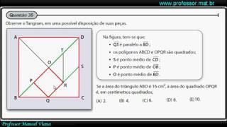 Prova de Matemática Vestibulinho da ETEC  2º Semestre 2017 Questão 35 [upl. by Aikehs721]