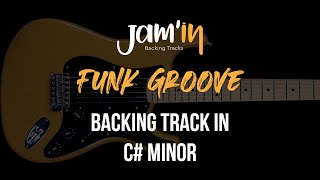 Funk Groove Guitar Backing Track in C Minor [upl. by Ietta]