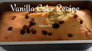 Vanilla Cake Recipe Perfect Christmas Cake How To Make Vanilla CakeChristmas Recipe Vanillacake [upl. by Bowie]