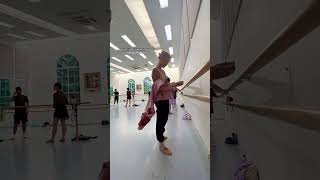 BALLET CLASS  WATCH MY FIRST EVER VIDEO ON YOUTUBE  ballet balletcore balletclass ballerina [upl. by Gnous796]