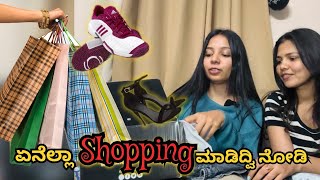 Shopping  ಮಂತ್ರಿ ಮಾಲ್ zudiowestsideinc5 ampmochi Chandu ashu kannadavlogs kannada shopping [upl. by Poore]