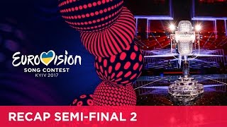 Eurovision Song Contest 2017  SemiFinal 2  Official recap [upl. by Elleret]