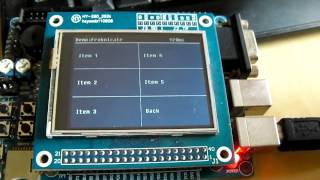 STM32 Touch Menu Demo [upl. by Wait]