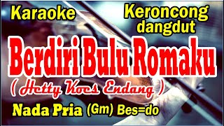 Berdiri Bulu Romaku karaoke keroncong dangdutnada pria DidiSuhardicy1bh [upl. by Eigna]