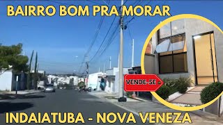 BAIRRO BOM PRA MORAR EM INDAIATUBA  CASA Á VENDA [upl. by Adnoel]