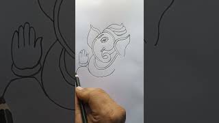 How To Draw Ganesh ji ll step by step ll beginners [upl. by Laon]