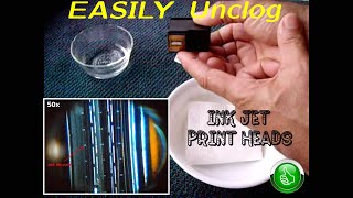 How To EASILY Unclog Ink Jet Print Heads [upl. by Rohn]