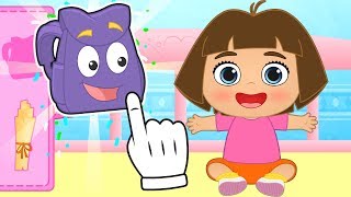 BABY LILY Dressing up as the Explorer Girl 🎒 Educational Cartoons for children [upl. by Jessey]