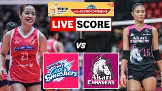 Creamline vs Akari  PVL AllFilipino Conference LIVE Score [upl. by German]