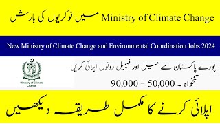 Ministry of Climate Change Jobs 2024 New Government Career Opportunity In Pakistan How to Apply [upl. by Milks730]