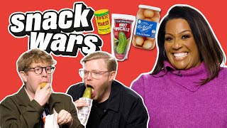 Rob Beckett Alison Hammond amp Josh Widdicombe Rate US and British Food  Snack Wars [upl. by Kitty401]