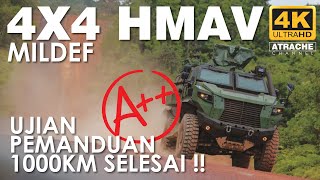 MILDEF 4x4 HMAV tamat ujian pemanduan 1000km MILDEF sapotlokal MadeInMalaysia [upl. by Lutero]