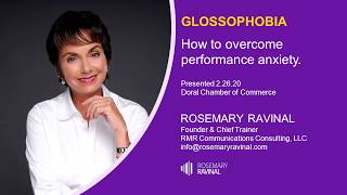 Glossophobia how to overcome performance anxiety [upl. by Acnairb]