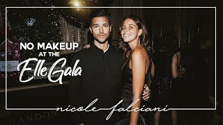 NO MAKEUP AT THE ELLE GALA  Nicole Falciani [upl. by Elokcin]