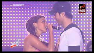 HD Enrique Iglesias ft Nadiya  Tired of being sorry LIVE NRJ Music Tour [upl. by Fairbanks]