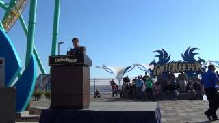 Gatekeeper Opening Ceremony Media Day May 9th 2013 Cedar Point [upl. by Lymann]