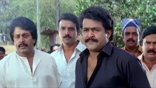 എൻ്റെ കൈ തരിച്ചിട്ട് പാടില്ല വിടാടാ  Devasuram  Mohanlal  Mass Movie Scene [upl. by Nylear]