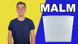 UPDATED  MALM 3 Drawer Chest IKEA Tutorial [upl. by Ueihtam204]