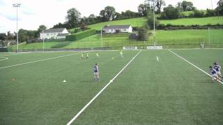 Gaelic Football 3 on 3 goal drill [upl. by Banna]