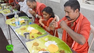 Famous Veg Meals Hotel in Vijayawada  Anjaneya Villas  Indian Meals [upl. by Zertnom]