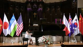 IX Chopin International Piano Competition Hartford CTSophia Liu China I Prize cat Junior [upl. by Aiela207]