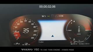 Volvo V60 T8 Twin Engine 0100 Kmh 060 Mph [upl. by Laumas]