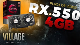 UNBOXING PLACA DE VÍDEO RX 550 4GB VRAM DDR5 AFOX GPU AFOX RX 550 DDR5 4GB DIRECTX 12 [upl. by Einor361]