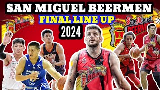 SMB Official Line Up 2024PBA Governors Cup Update PBA UPDATE 2024 [upl. by Frayda94]