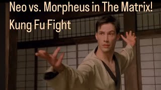 Kung Fu Showdown Neo vs Morpheus in The Matrix [upl. by Airitak]