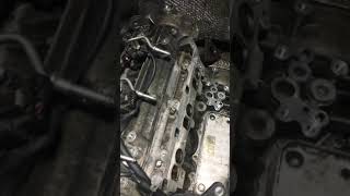 Mercedes E350 oil cooler gasket [upl. by Ahsiekit714]