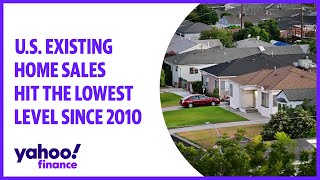 US existing home sales in September hit the lowest level since 2010 [upl. by Mccall]