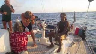 Sailing across the Atlantic Ocean  St Barthelemy to Malaga Spain 2011 [upl. by Yaras]