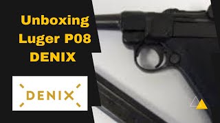 FR Unboxing Luger P08 Denix [upl. by Jahdal606]