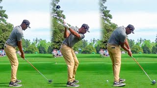 TONY FINAU GOLF SWING 2021  IRON amp DRIVER  SLOW MOTION 240FPS 4K [upl. by Teece]