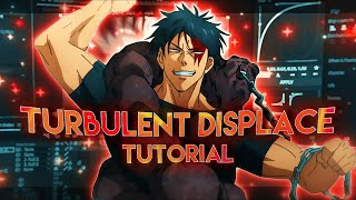 Turbulent Displace Tutorial  After Effects Tutorial  AMVEDIT [upl. by Lucilia]