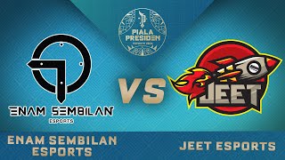 JEET ESPORTS VS ENAM SEMBILAN ESPORTS Open Qualifier Lokapala  Piala Presiden Esports 2021 [upl. by Peers]