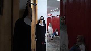 Valak VS 3 Girls prank happiness funny entertainment lol [upl. by Tierell]