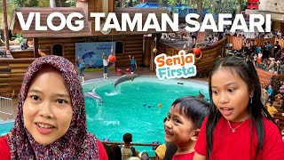 LIBURANNYA SENJA KESINI AJA  vlog taman safari [upl. by Corty]