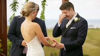 Amazing Wedding Vows  Courtney amp Rob [upl. by Iruahs582]