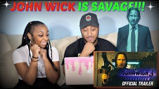 quotJohn Wick Chapter 3  Parabellumquot Official Trailer REACTION [upl. by Mimi]