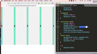 FlexBox Tutorial  Part 1  Positioning Divs inside Parent Container Using CSS Flex [upl. by Herries]