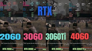 RTX 2060 vs 3060 vs 4060 vs 3060 Ti [upl. by Ecirtac]