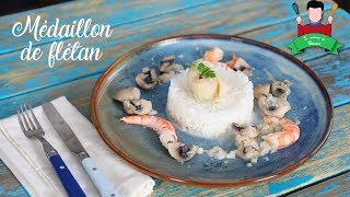 ❅ J5 ❅ Recette plat de noël  Médaillon de flétan [upl. by Teodoor]